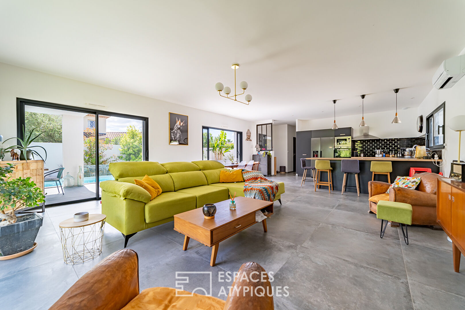 Villa contemporaine de plain pied