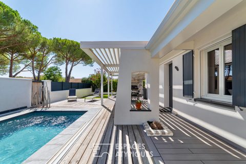 Superbe villa contemporaine avec piscine et jardin