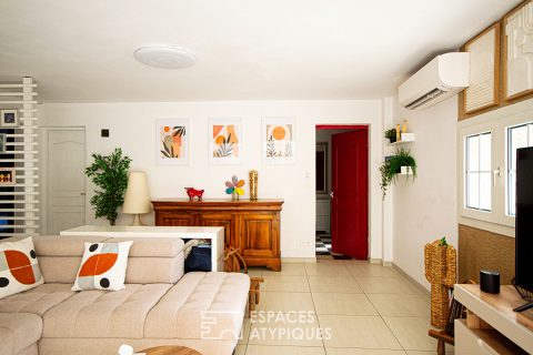 Artists villa with bold volumes