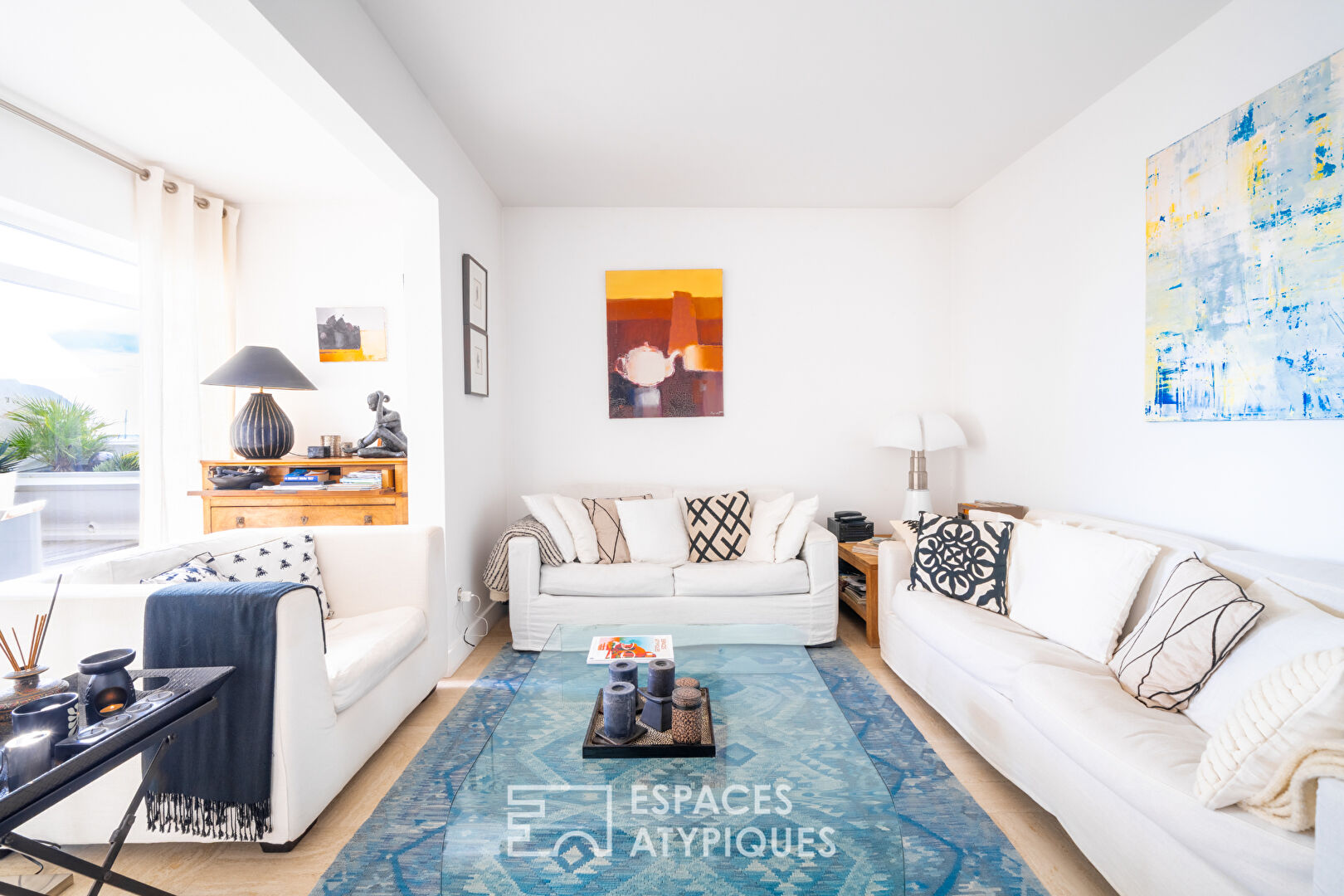 Inverted duplex with panoramic view