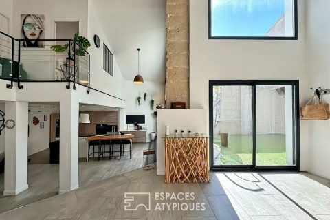 Maison d&rsquo;architecte en coeur de ville avec grande terrasse