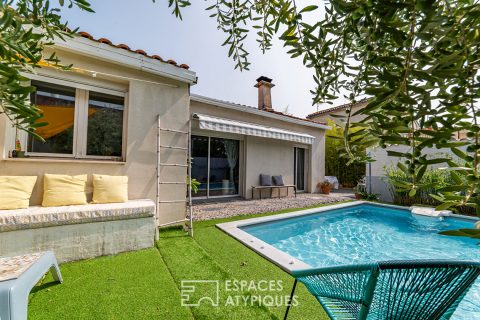 Maison de ville avec jardin et piscine sans vis-à-vis