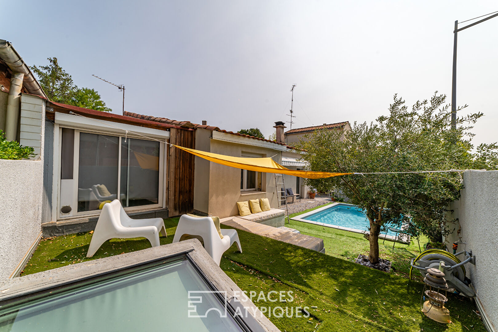 Maison de ville avec jardin et piscine sans vis-à-vis