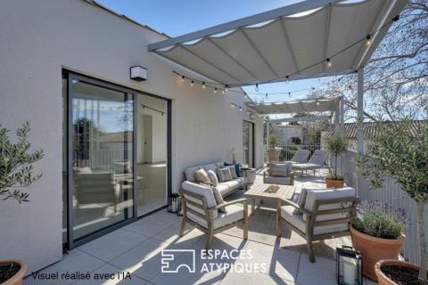 Rooftop neuf avec terrasse