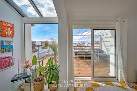 Duplex suspendu entre ciel et mer à Carnon-Plage