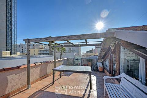 L&rsquo;ancienne poste : maison de ville d&rsquo;angle avec terrasse vue mer