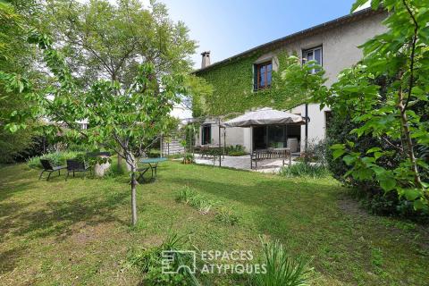 Grande maison modulable et jardin secret à Montpellier