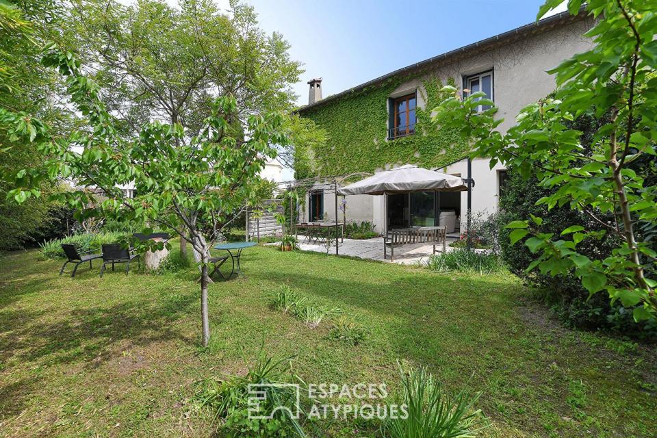 Grande maison modulable et jardin secret à Montpellier