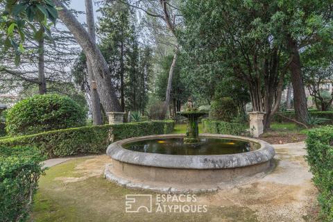 Appartement d&rsquo;architecte au cœur d&rsquo;un magnifique jardin à la française