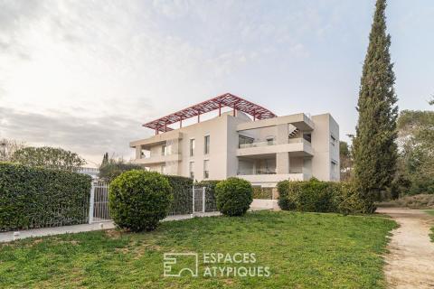 Appartement d&rsquo;architecte au cœur d&rsquo;un magnifique jardin à la française