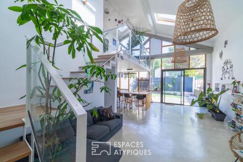 Maison d&rsquo; Architecte, ancienne grange rénovée avec jardin