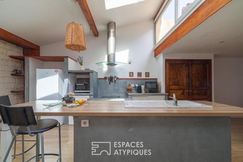 Maison vigneronne, volumes, lumière et potentiel multiple