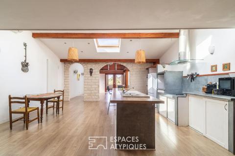 Maison vigneronne, volumes, lumière et potentiel multiple