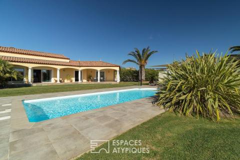 Villa de plain pied plein aux portes de Béziers