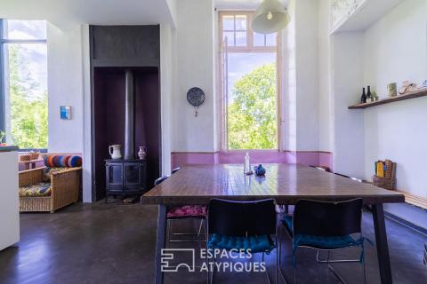 Maison de maître du XVIIIe siècle avec accès privé à la rivière