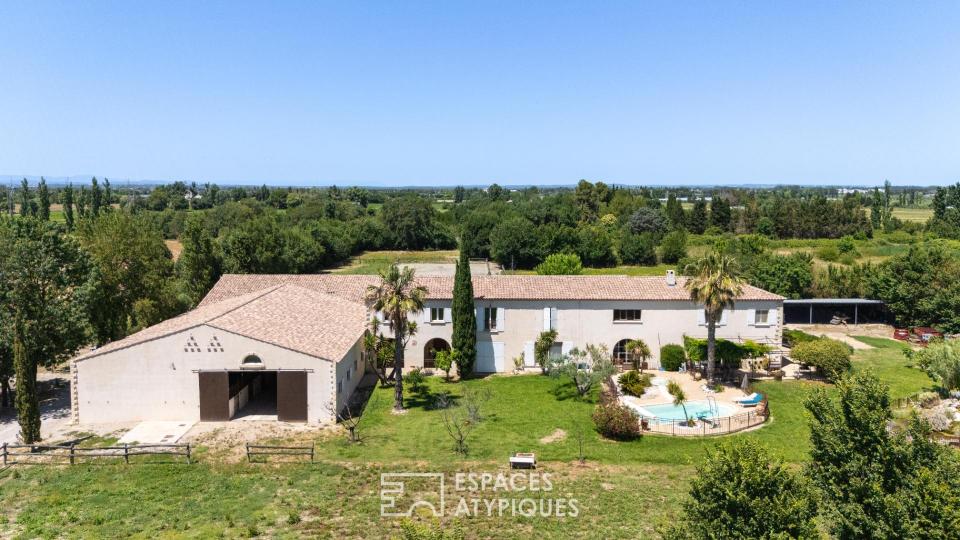 Propriété équestre d'exception au coeur d'une Camargue authentique