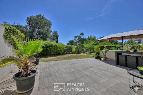 Appartement en rez-de-jardin aux airs de maison individuelle