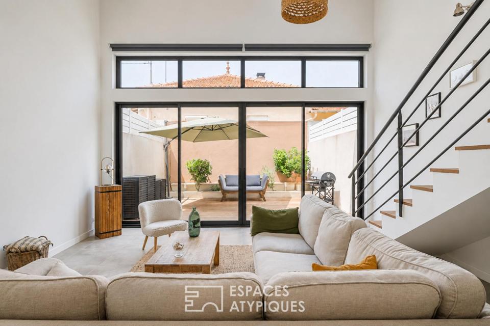 Un loft épuré au coeur de Pézenas