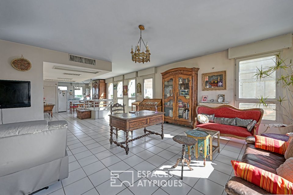 Appartement en duplex dernier étage