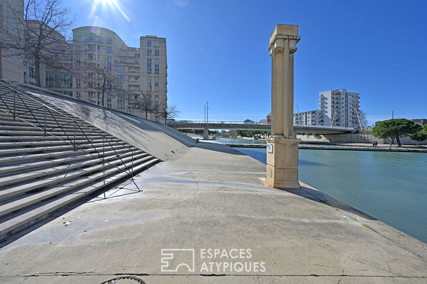 Top floor duplex apartment in Montpellier