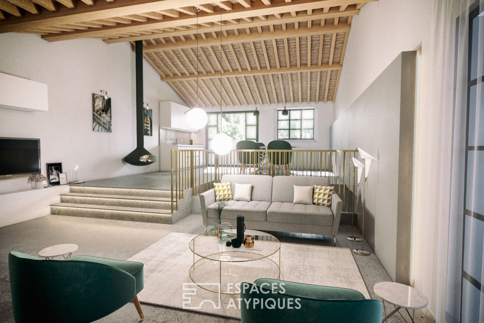 Maison de village à terminer
