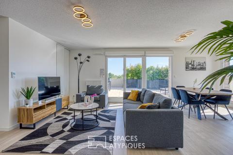 Appartement dans le ciel et sa somptueuse terrasse