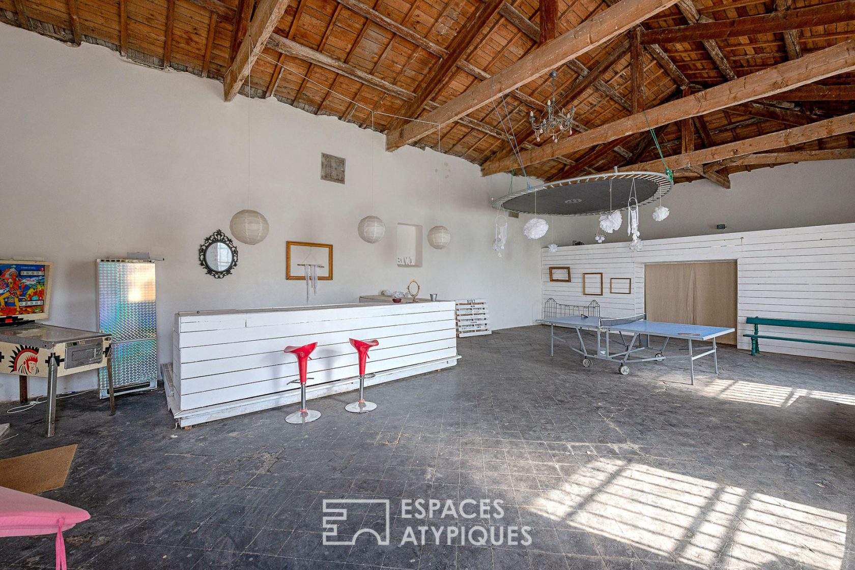 Old silk mill renovated in its green setting