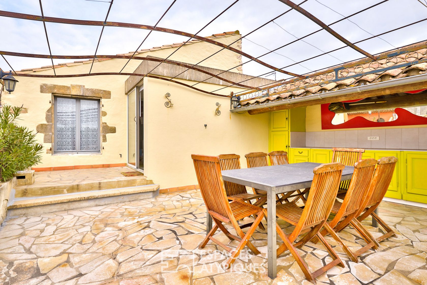 Village house and its charming terrace