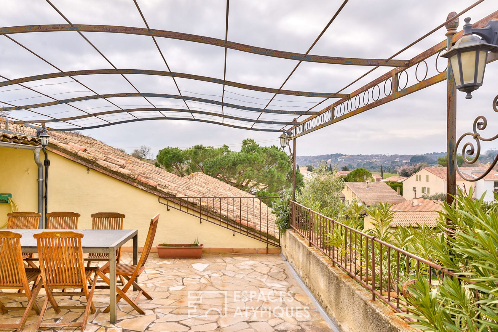 Village house and its charming terrace