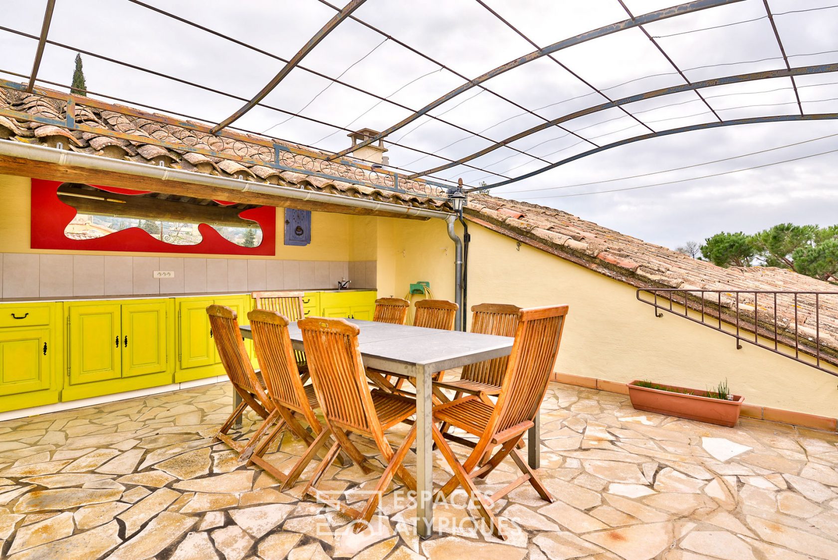Village house and its charming terrace