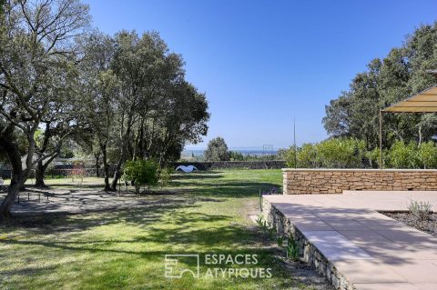 Exceptional property and its indoor swimming pool