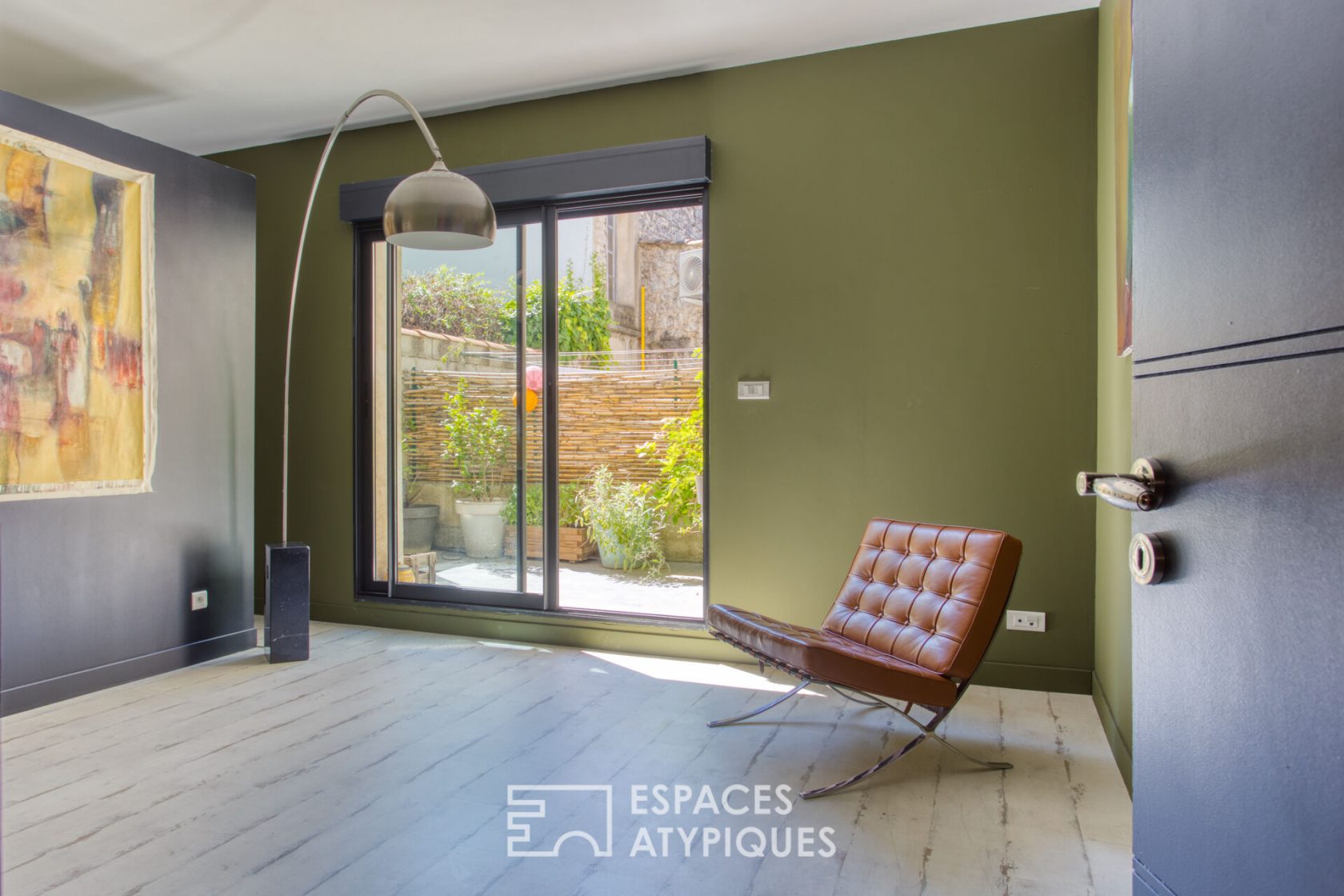 colorful town house