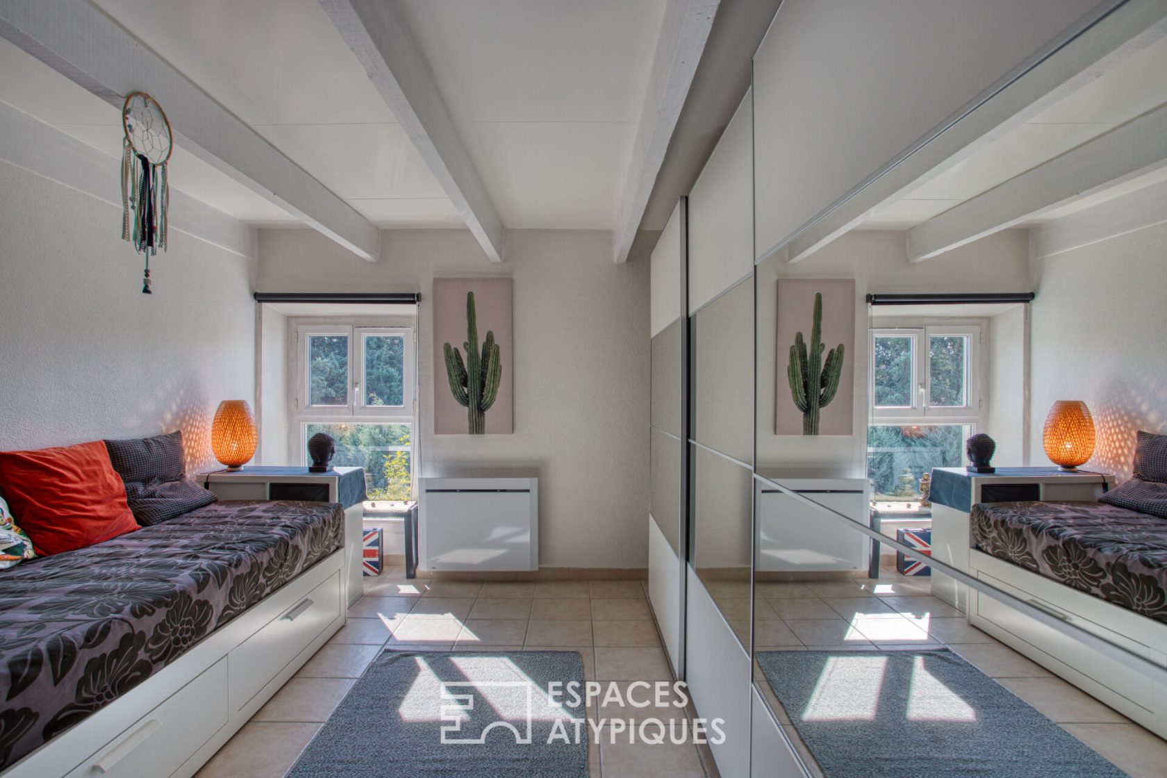 Top floor loft style duplex