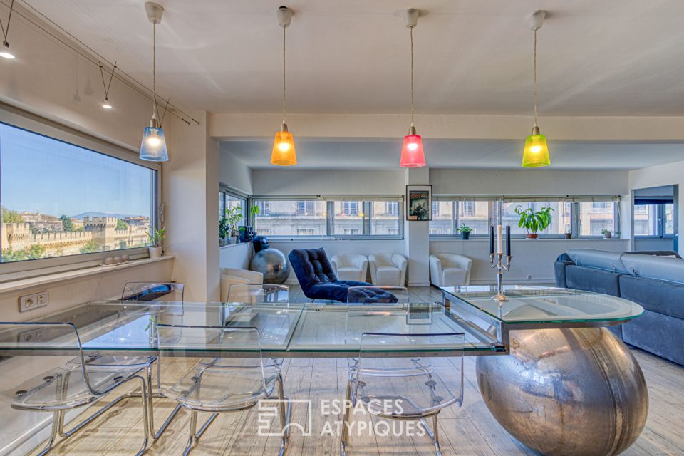 84000 AVIGNON - Superbe loft à la vue imprenable sur les remparts - Réf. 677EAA