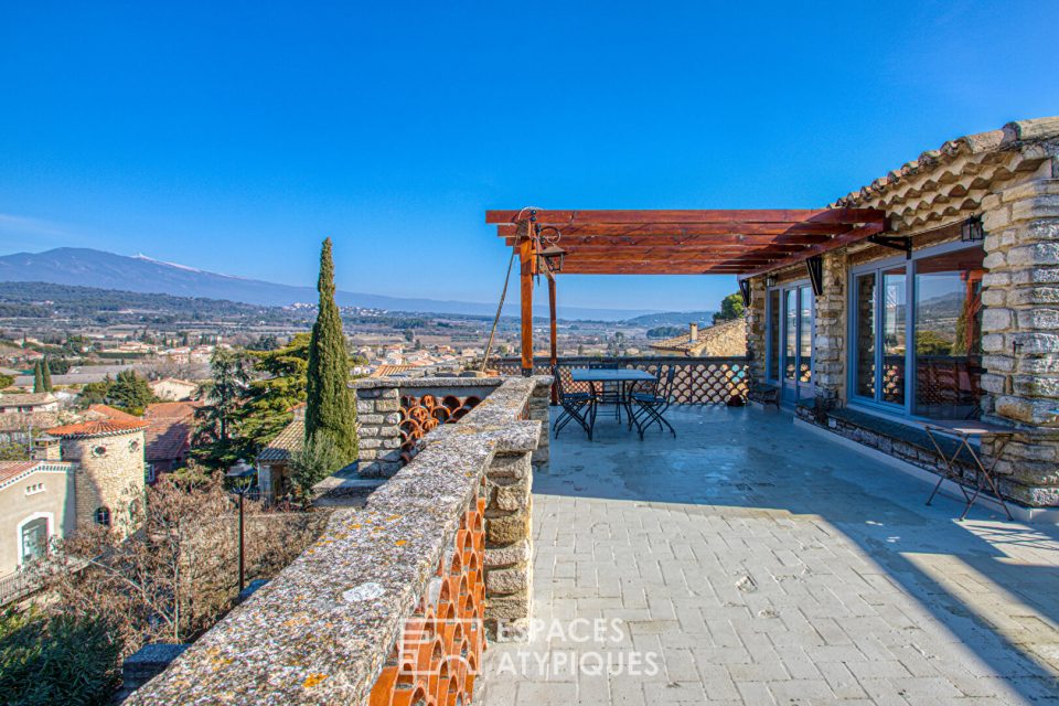 Majestueuse maison de village avec terrasse panoramique XXL