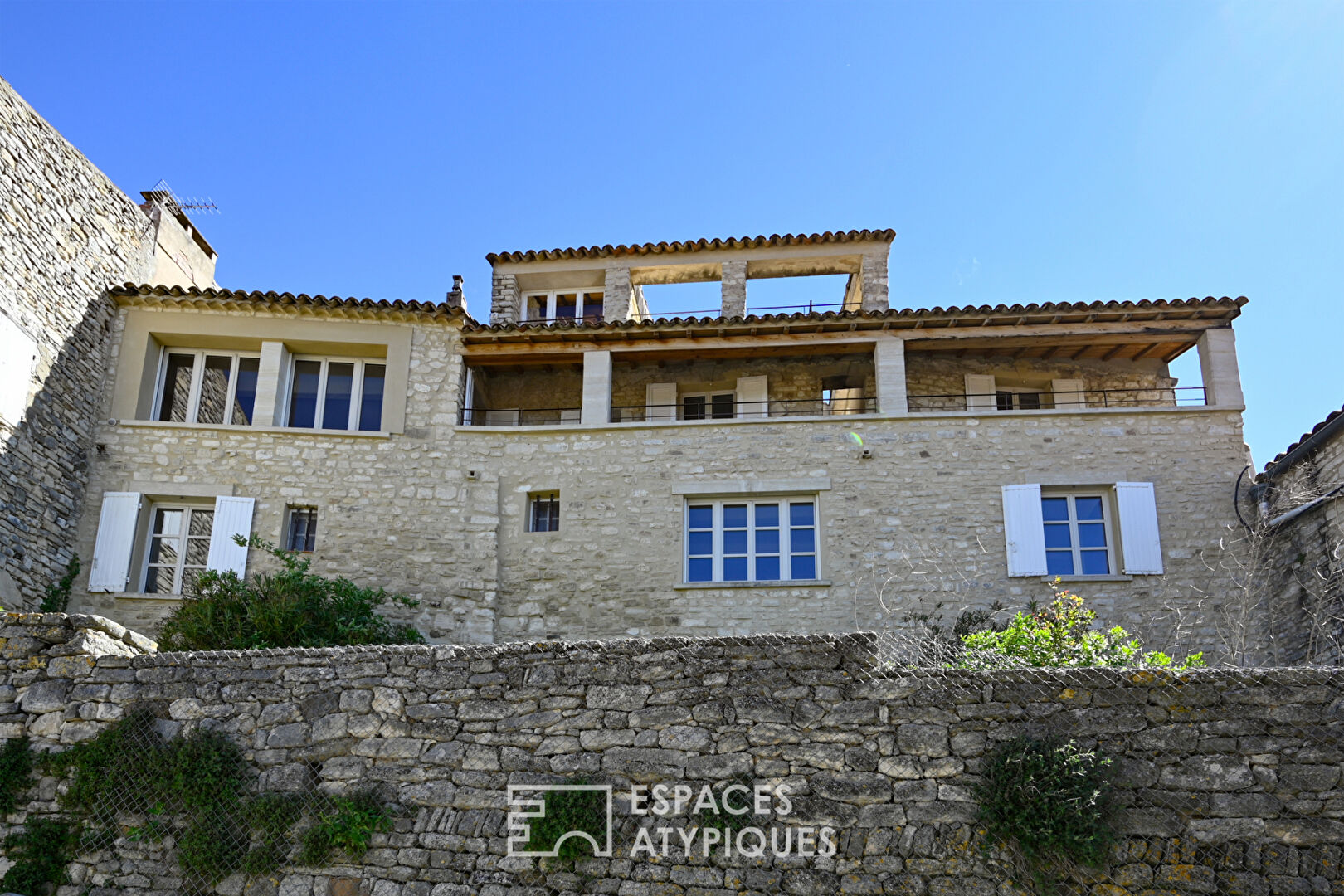 Beautiful village house with terrace and panoramic view