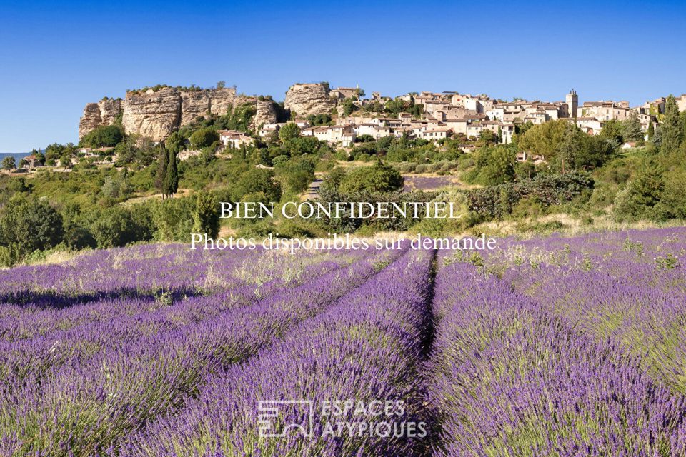 Écrin contemporain au coeur du Luberon avec vue panoramique