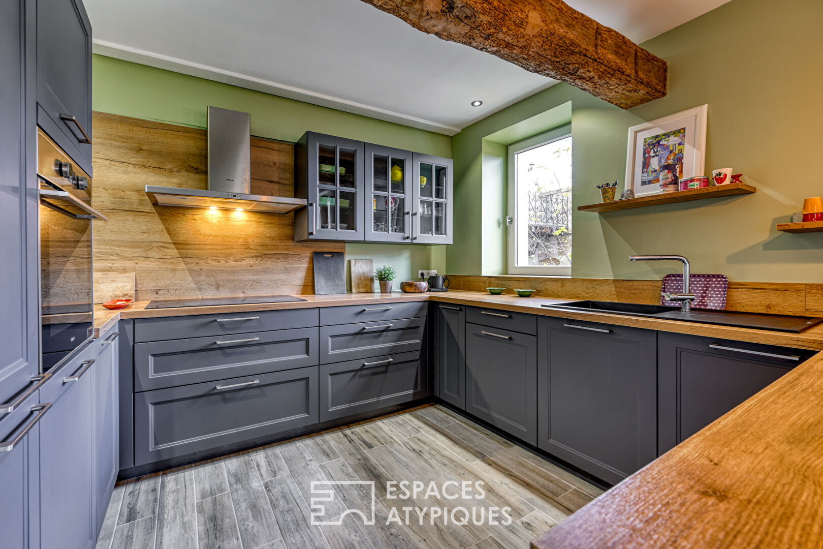 Renovated village house with lovely view