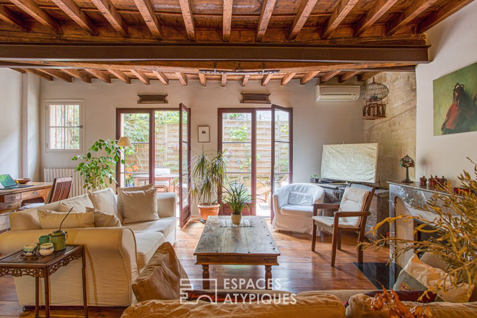 Maison de charme et ses terrasses en intra-muros