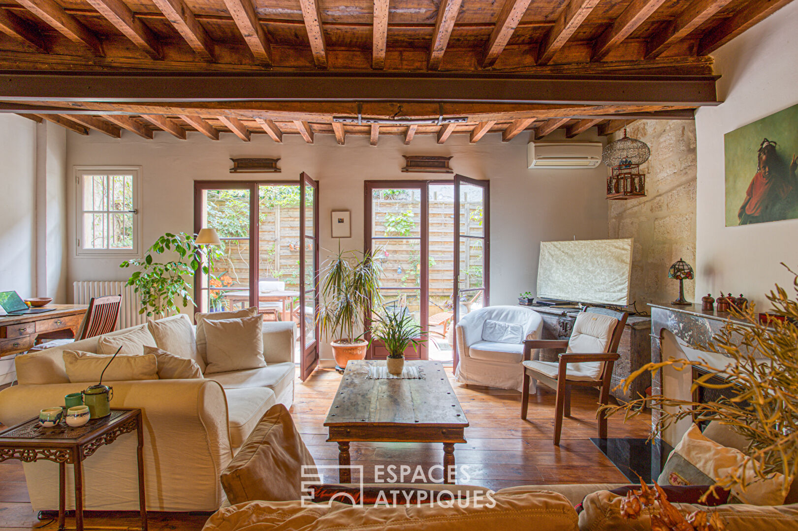 Maison de charme et ses terrasses en intra-muros