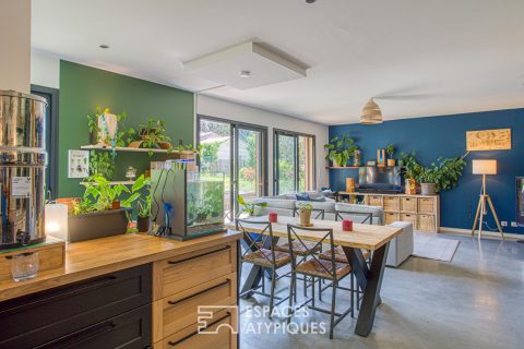 Maison écologique à ossature bois