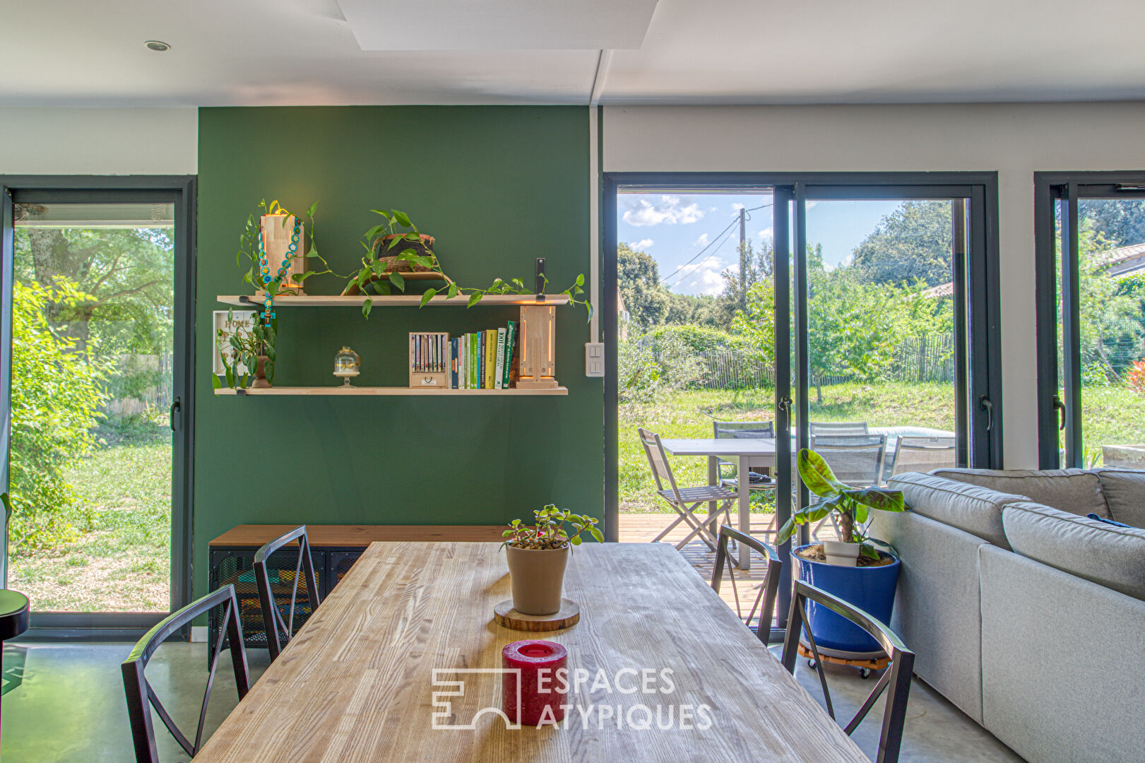 Maison écologique à ossature bois