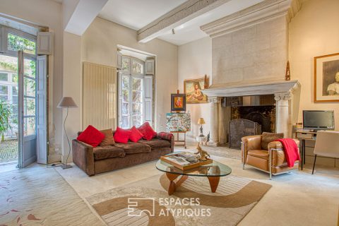 House of character, enhanced by a Banks rose bush and an inspired renovation