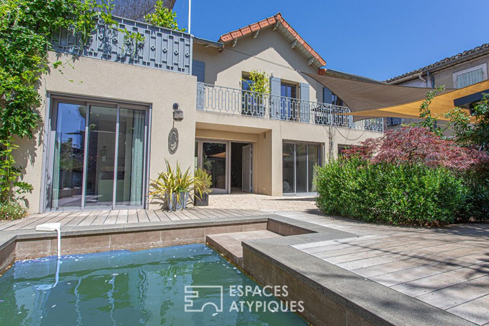 Maison entièrement rénovée miroir sur la Sorgue