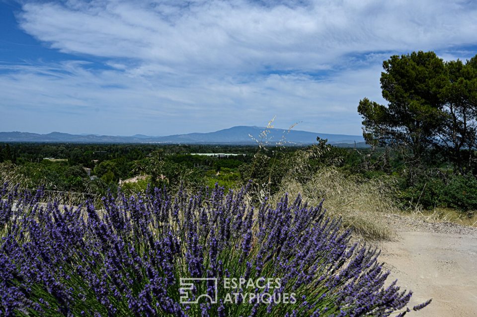 Terrain d'exception avec pour horizon Le Ventoux