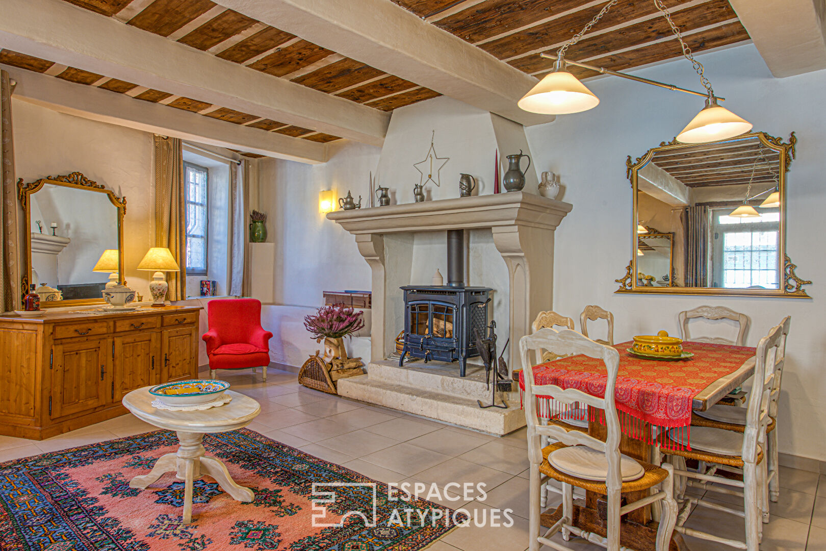 Back to basics, village house with terrace and view