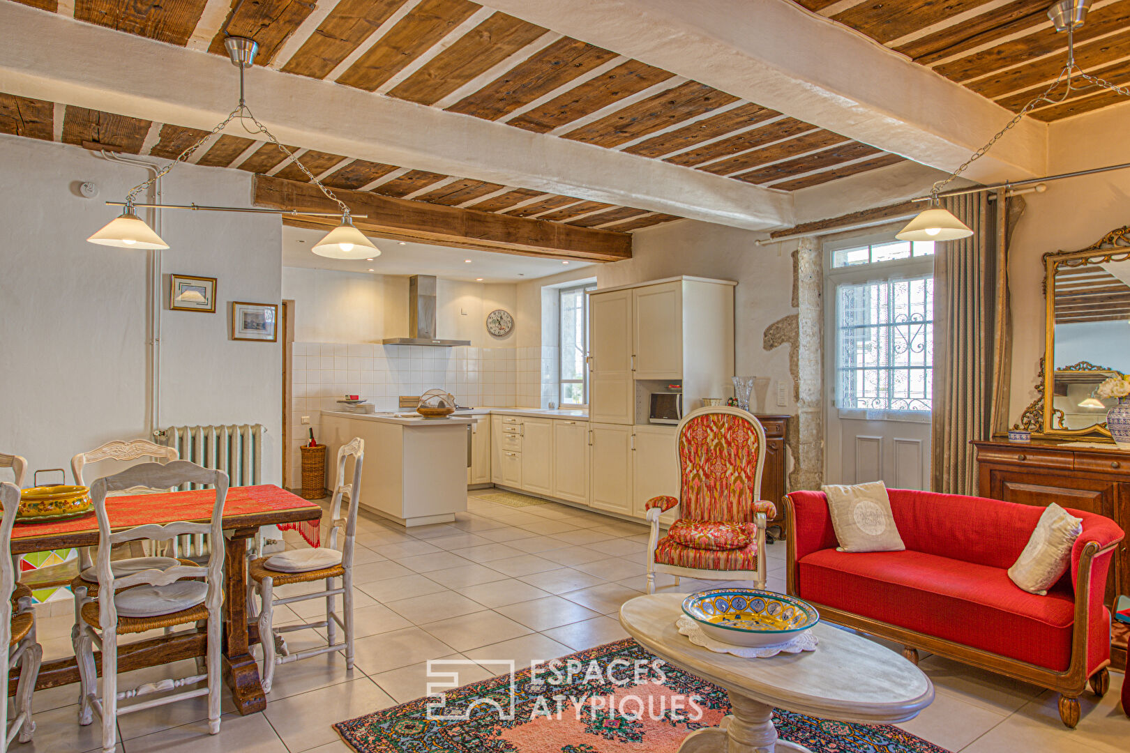 Back to basics, village house with terrace and view