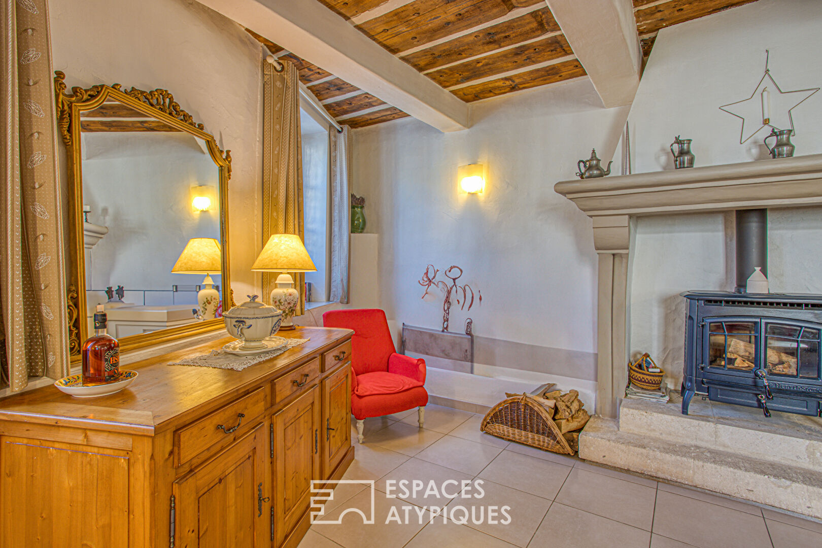 Back to basics, village house with terrace and view