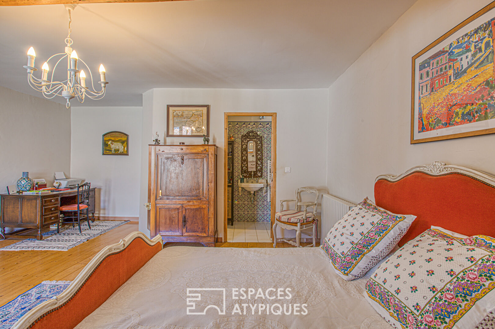 Back to basics, village house with terrace and view