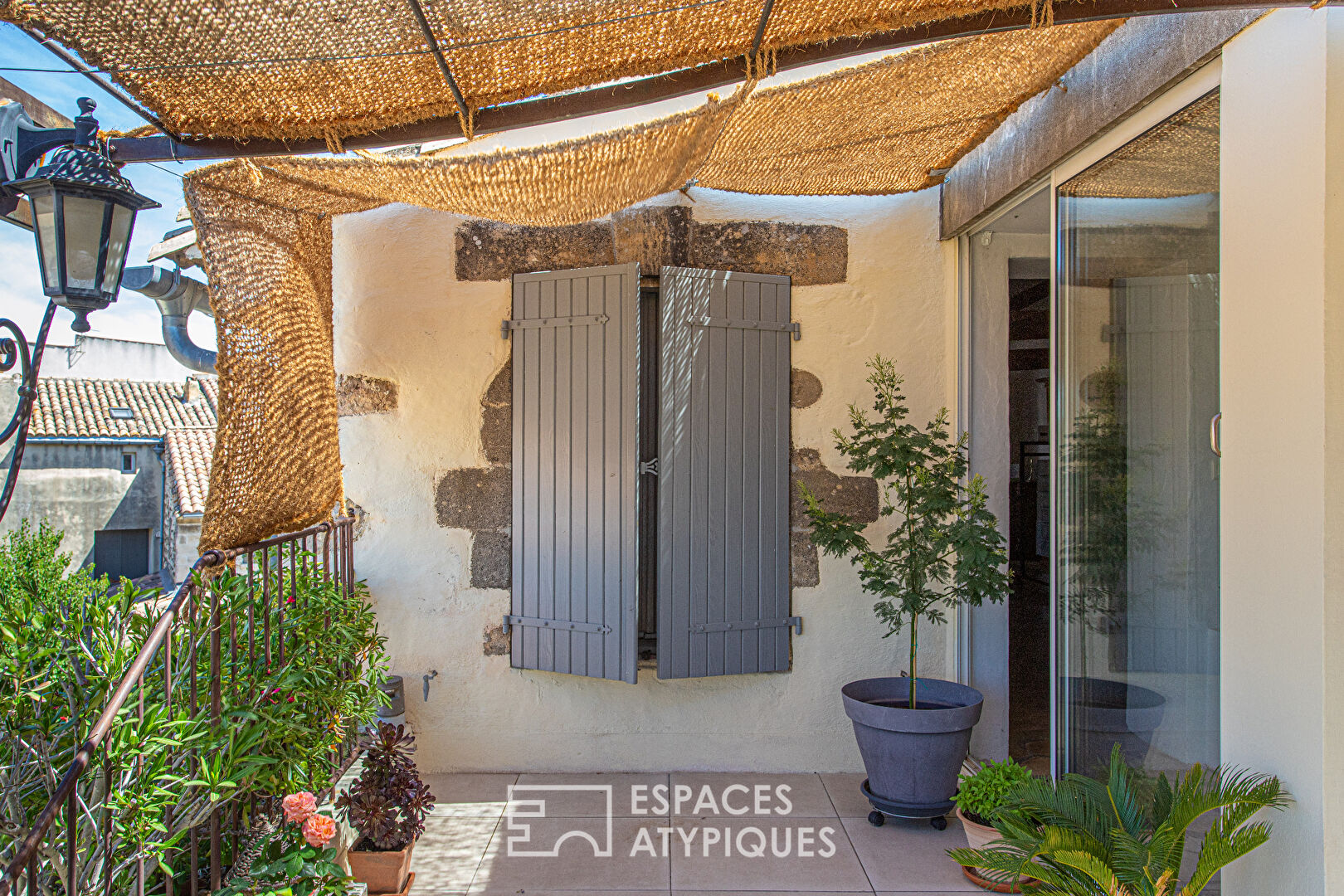 Back to basics, village house with terrace and view